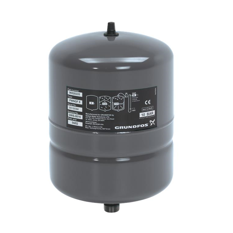 Купить мембранный бак grundfos gt-h-8l v pn10 в Казани, цена 3 414.30 руб.