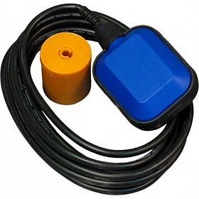 Поплавковый выключатель FOX VVF H05 3X1 - DOUBLE FUNCTION (Ø 7,4 мм), с кабелем PVC 5 м (двойного действия), с противовесом SHELL 