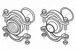 Clamp with welding flange EPDM, Grundfos