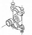 Муфта PJE для насосов CRN 1, 3, 5, сварное соединение DN32, EPDM, Grundfos Муфта PJE для насосов CRN 1, 3, 5, сварное соединение DN32, EPDM, Grundfos