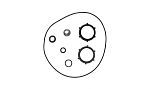 Комплект, торцевое уплотнение JP Kit, Shaft Seal Matr. A Комплект, торцевое уплотнение JP Kit, Shaft Seal Matr. A